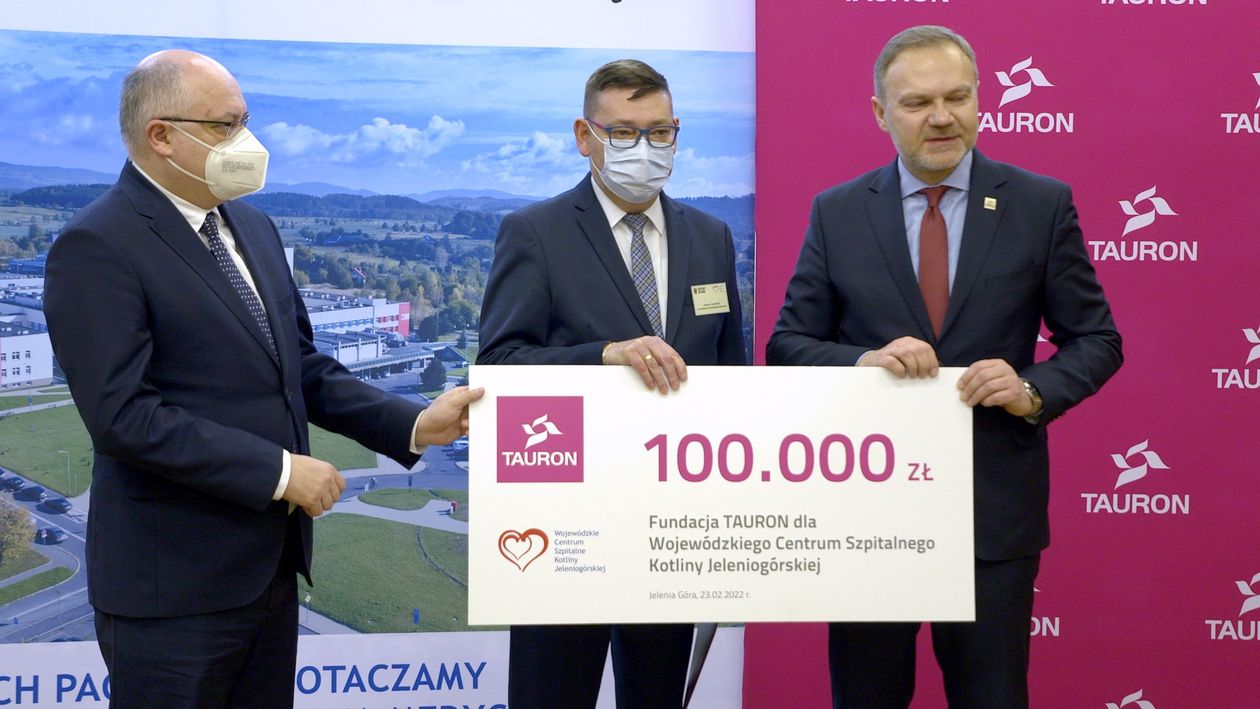Jelenia Góra: Grupa Tauron wsparła jeleniogórski szpital