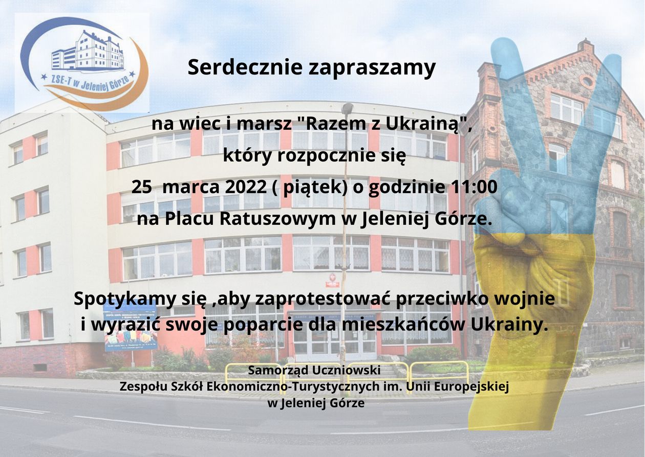 Jelenia Góra: Uczniowie Ekonoma zapraszają na marsz