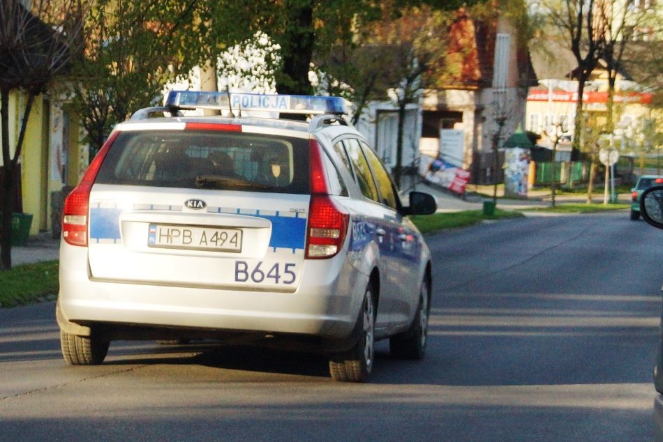 Gryfów Śląski: Jechał slalomem
