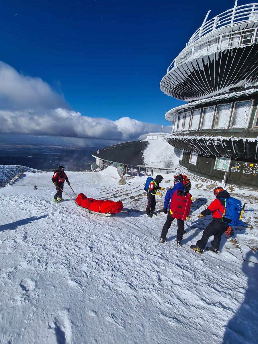 Karkonosze: Akcja ratunkowa na Śnieżce