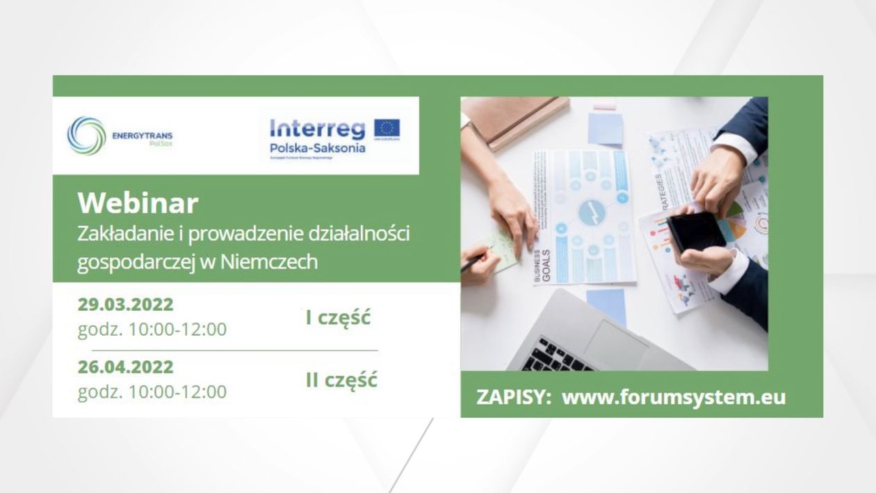 Jelenia Góra: Webinar: działalność gospodarcza w Niemczech