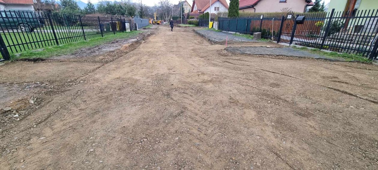 Mysłakowice: Roboty na Sportowej