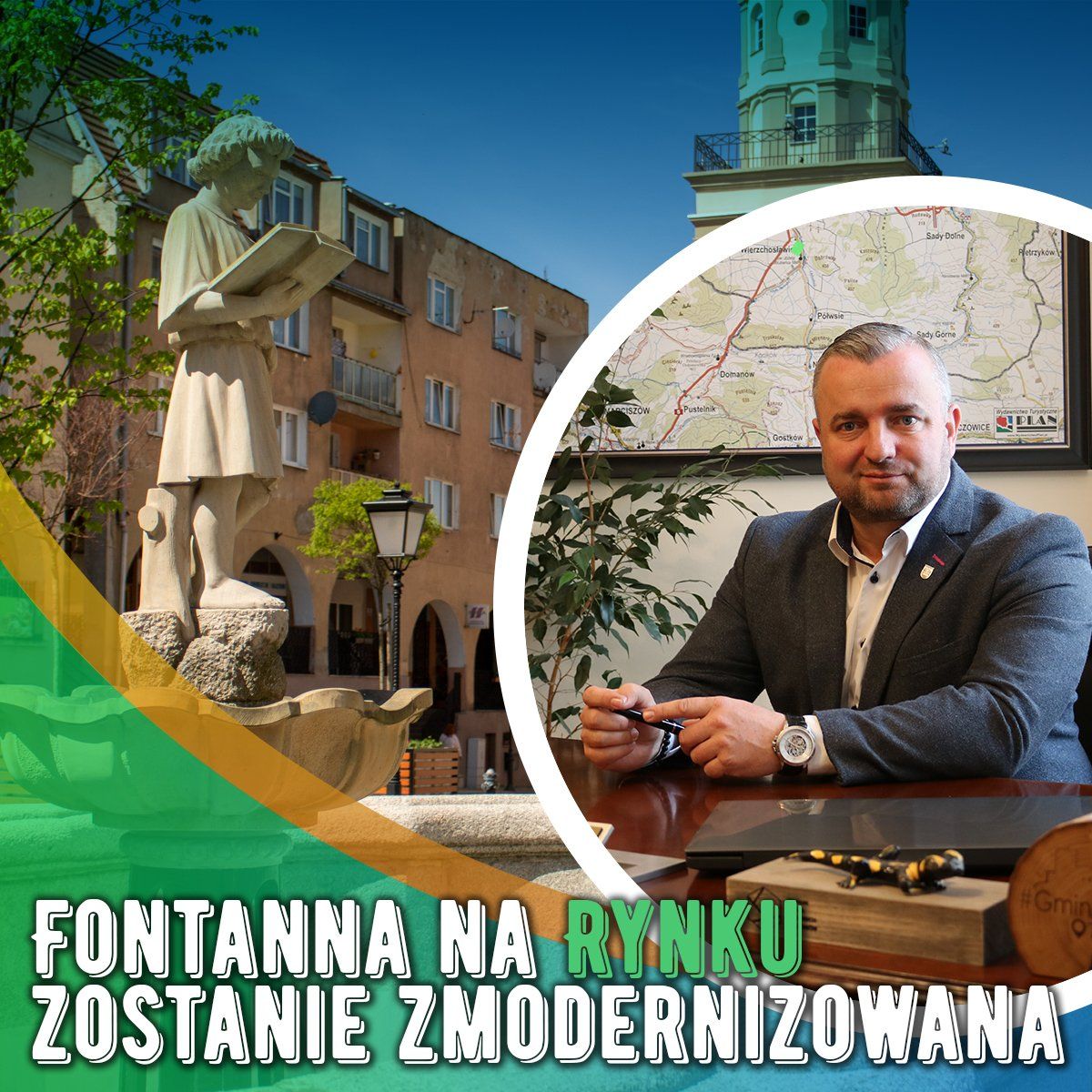 Bolków: Remont fontanny