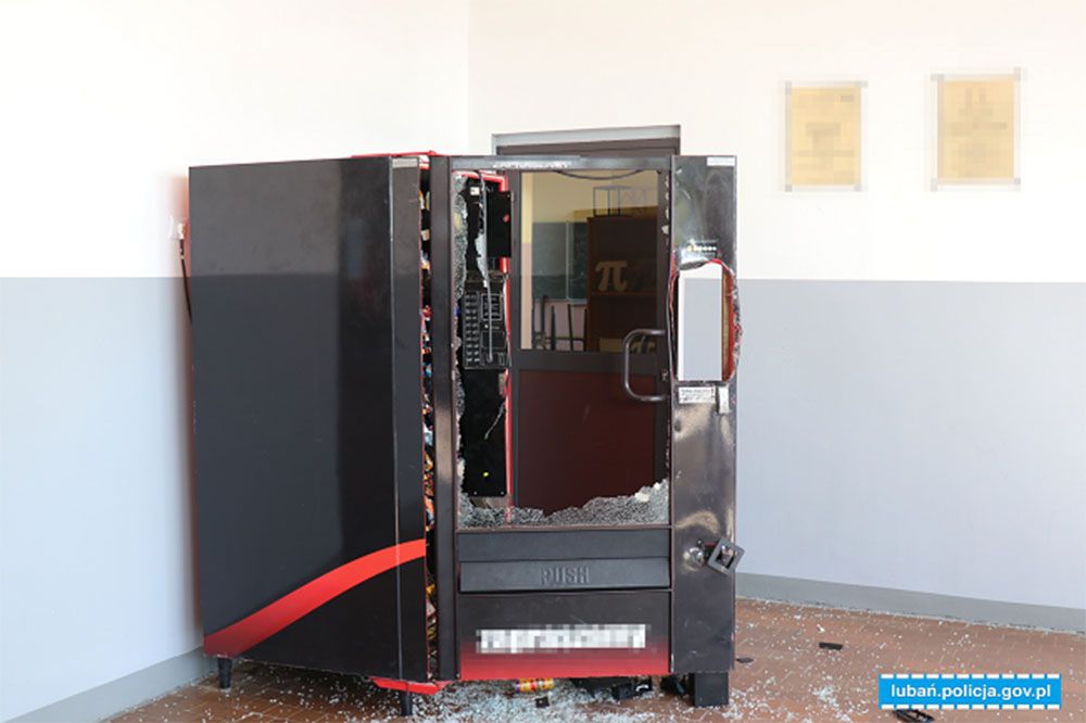 Lubań: Włamał się do automatu