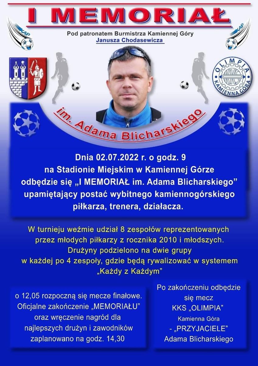 Kamienna Góra: Pamięci A. Blicharskiego