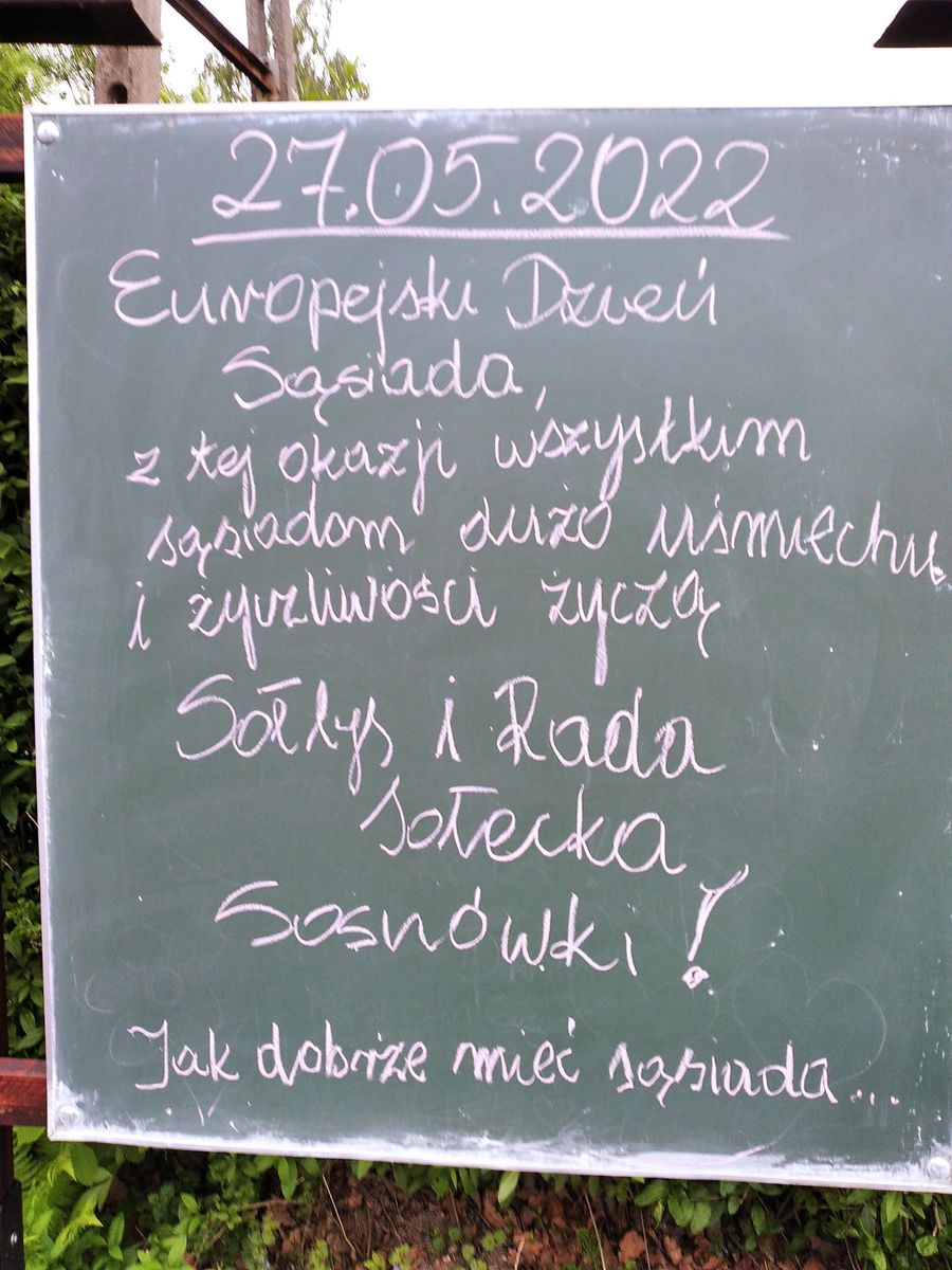 Sosnówka: Życzenia dla sąsiadów