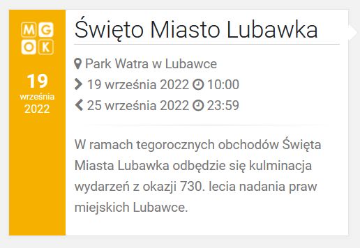 Lubawka: Dni miasta