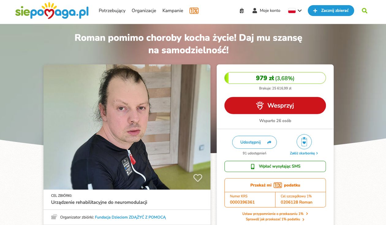 Jelenia Góra: Romek prosi o wsparcie