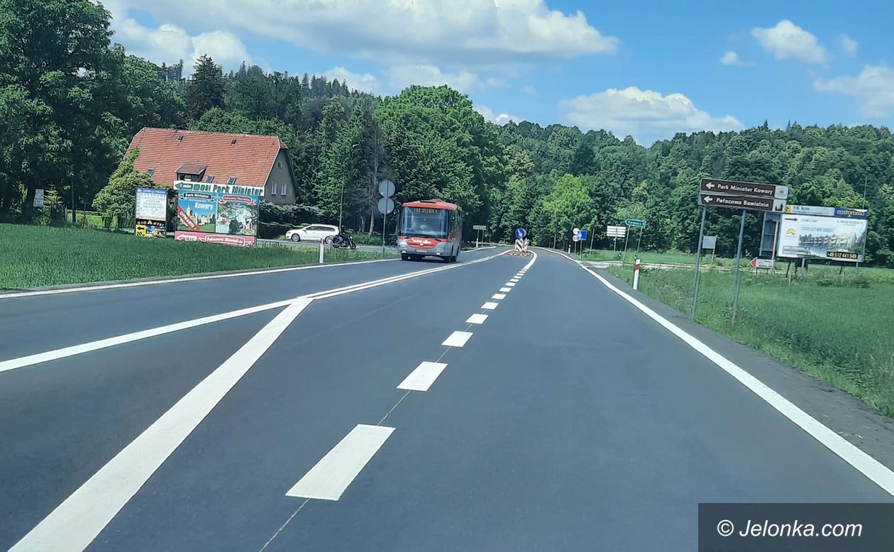 Kowary: Nowa nawierzchnia obwodnicy Kowar