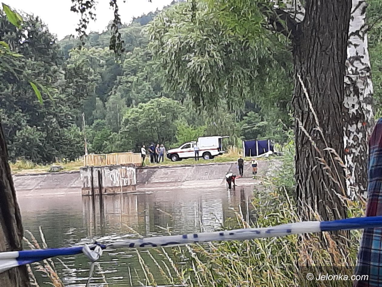 Kowary: W zalewie kowarskim wyłowiono zwłoki