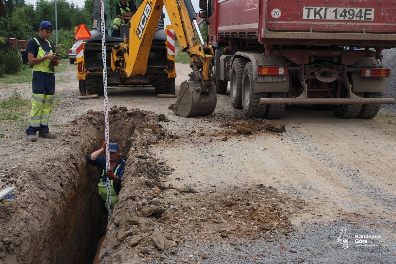 Kamienna Góra: Ulica w przebudowie