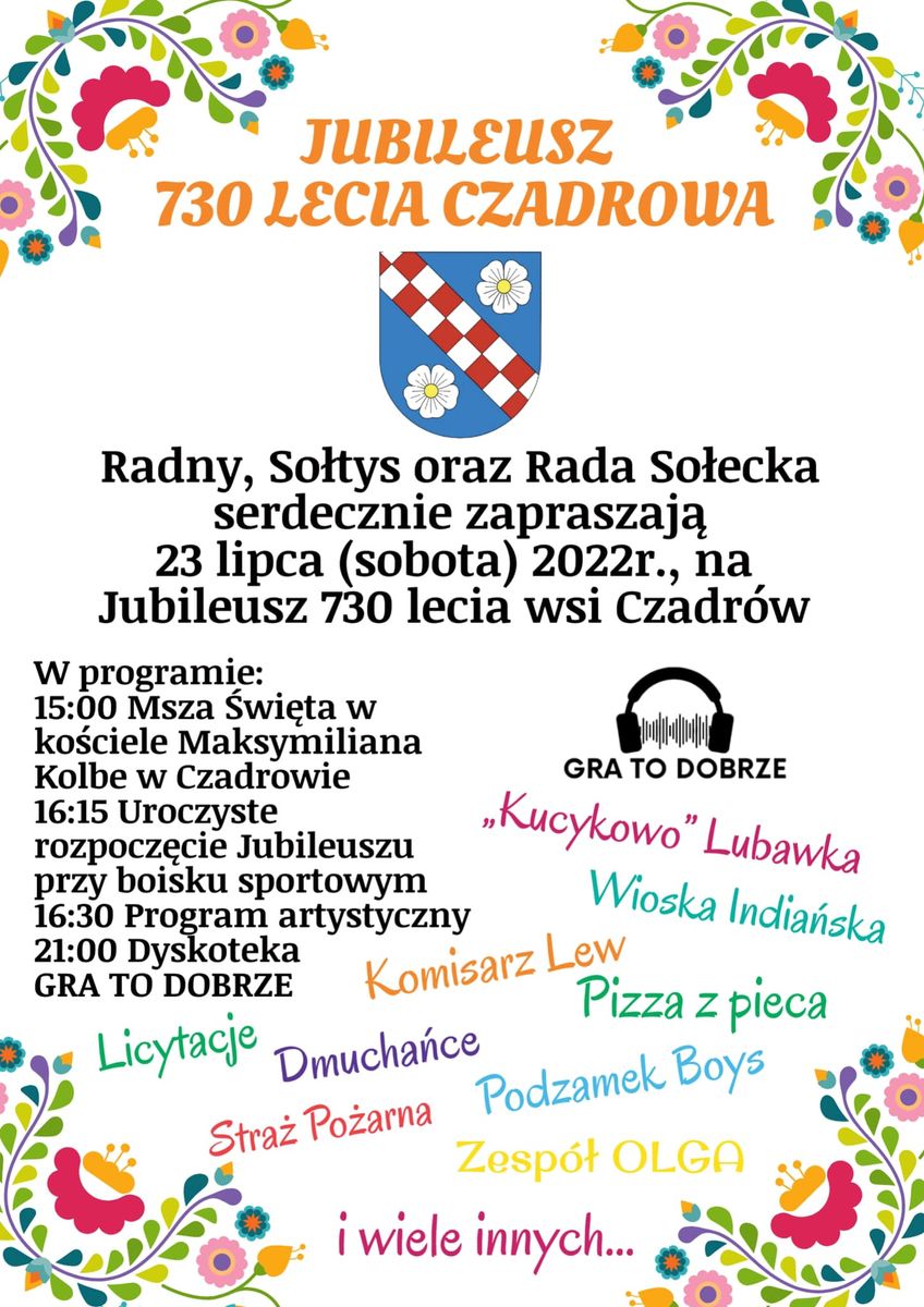 Czadrów: Jubileusz Czadrowa