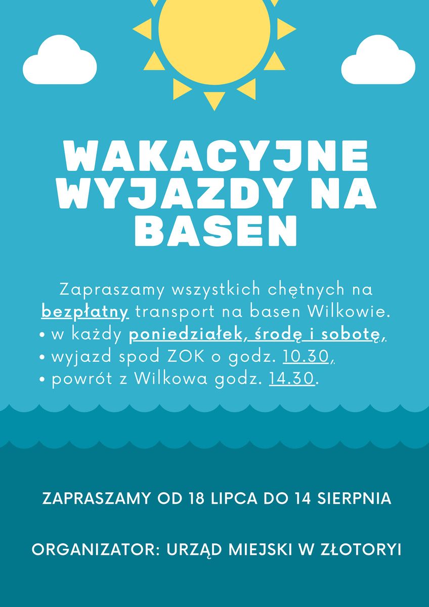 Złotoryja: Transport na basen