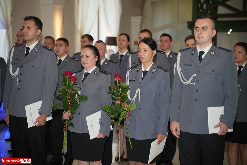 Lwówek Śląski: Świętowali policjanci