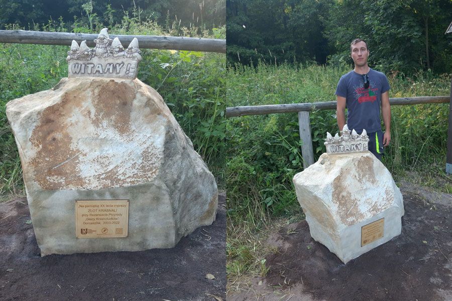 Gorzeszów: Pamiątkowy obelisk