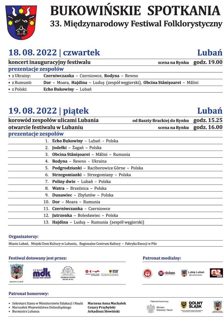 Lubań: Bukowińskie spotkania