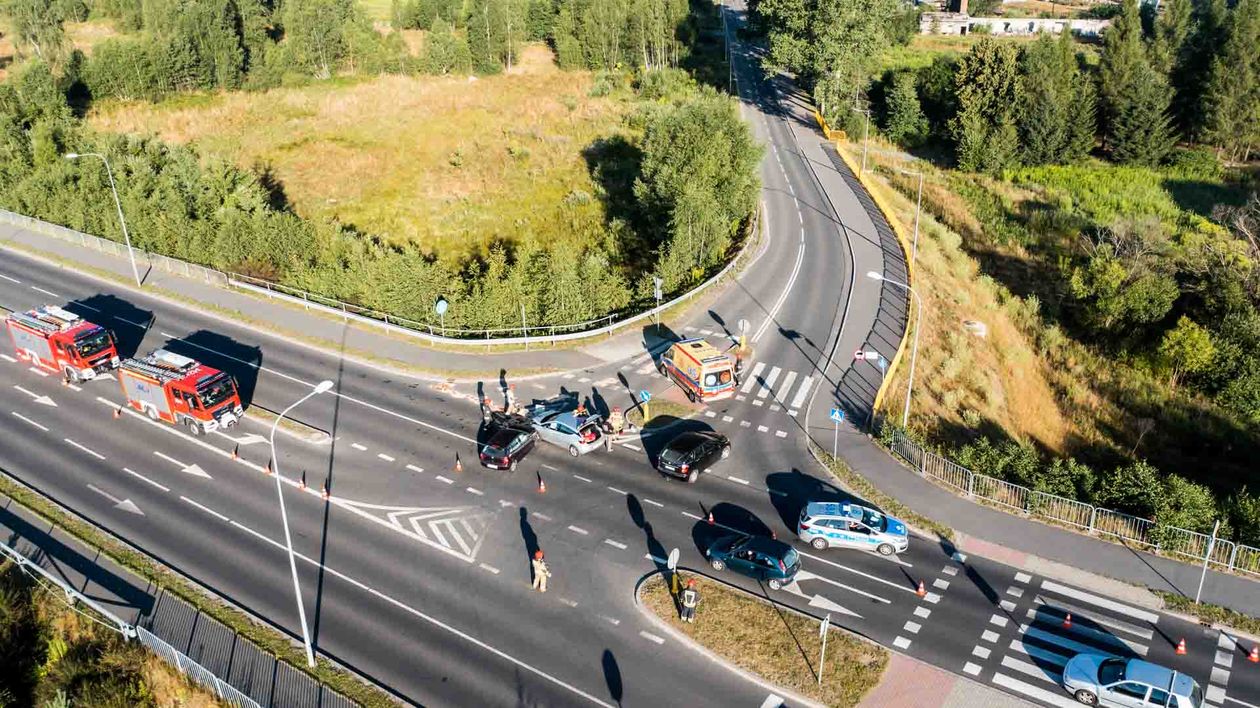 Jelenia Góra: Zderzenie dwóch aut