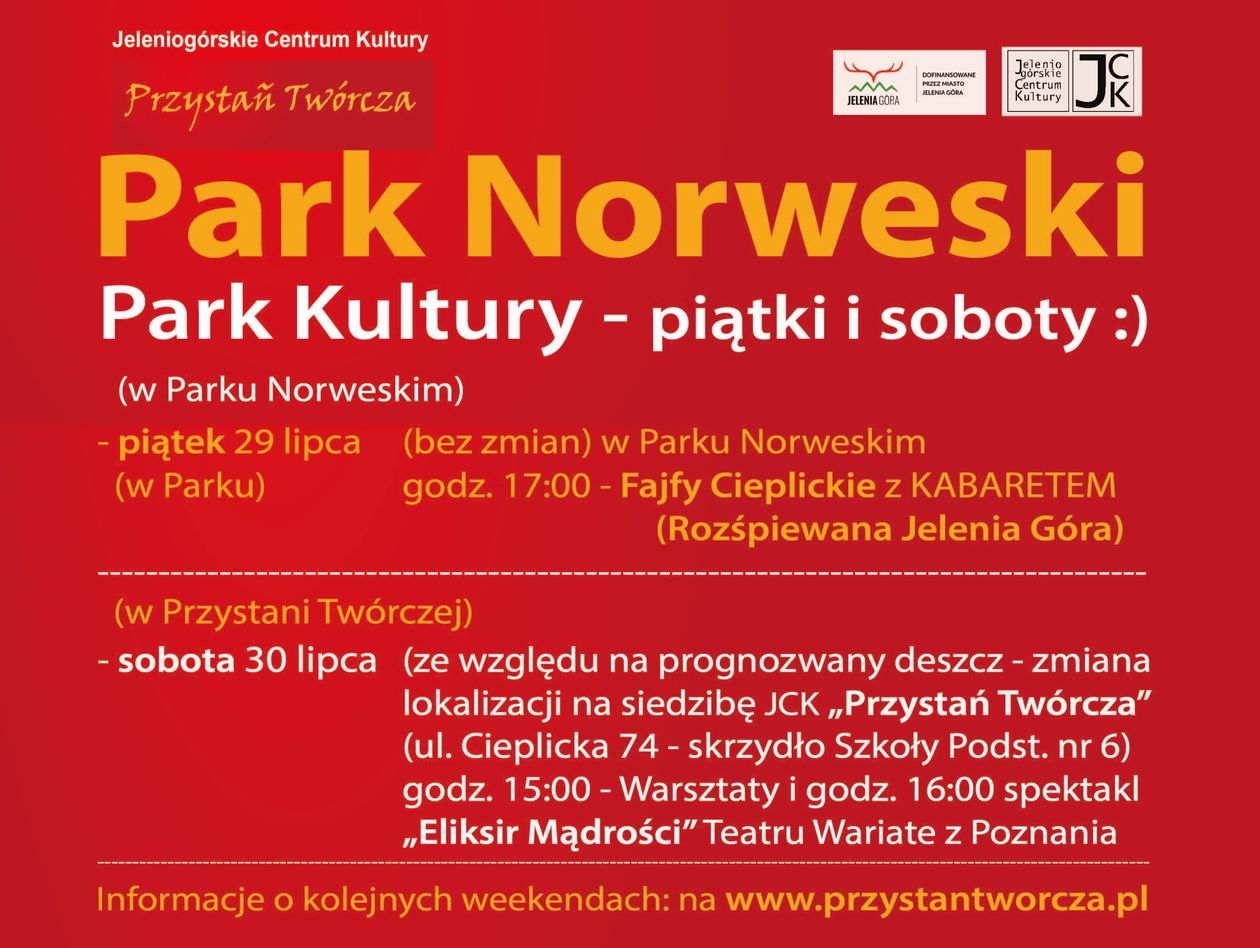 Jelenia Góra/Cieplice: Park Kultury tym razem pod dachem