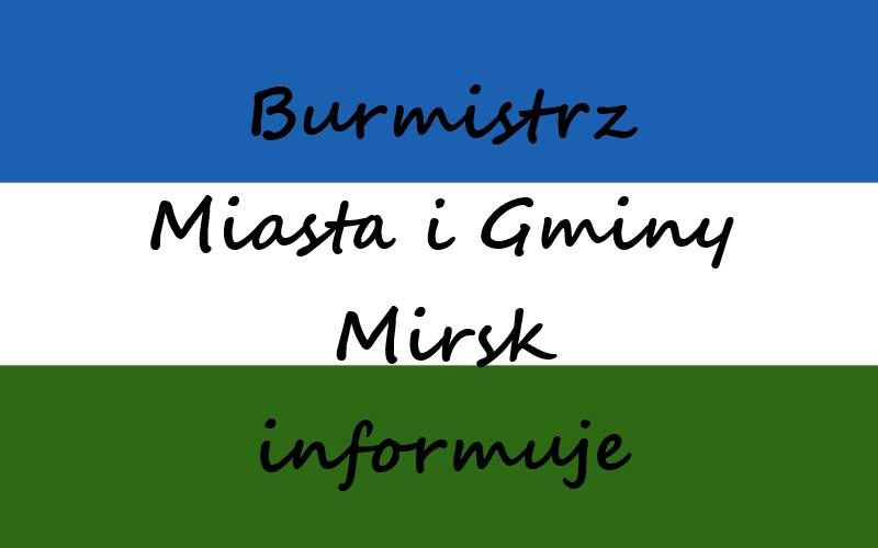 Mirsk: Burmistrz Mirska nie przyjmie petentów