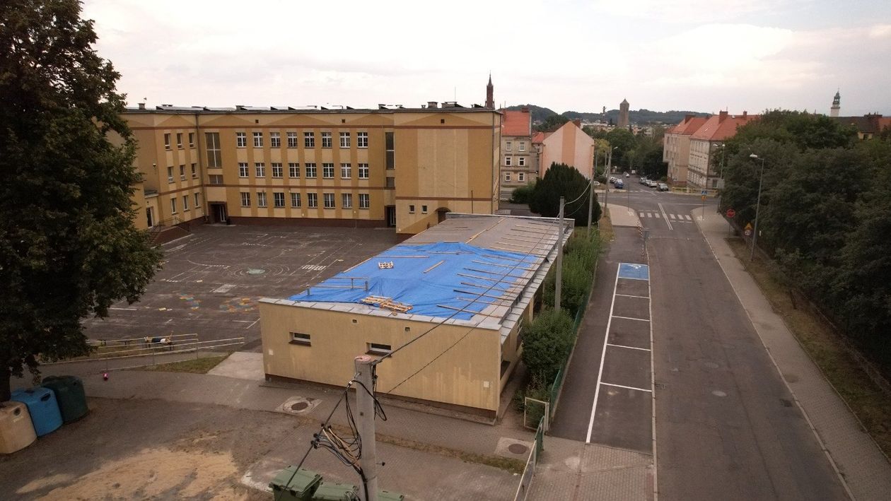 Lubań: Trwa remont szkoły