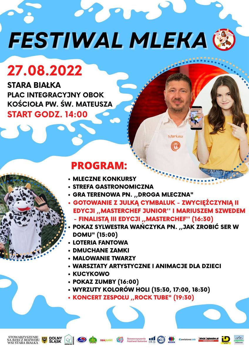 Stara Białka: Wkrótce festiwal mleka
