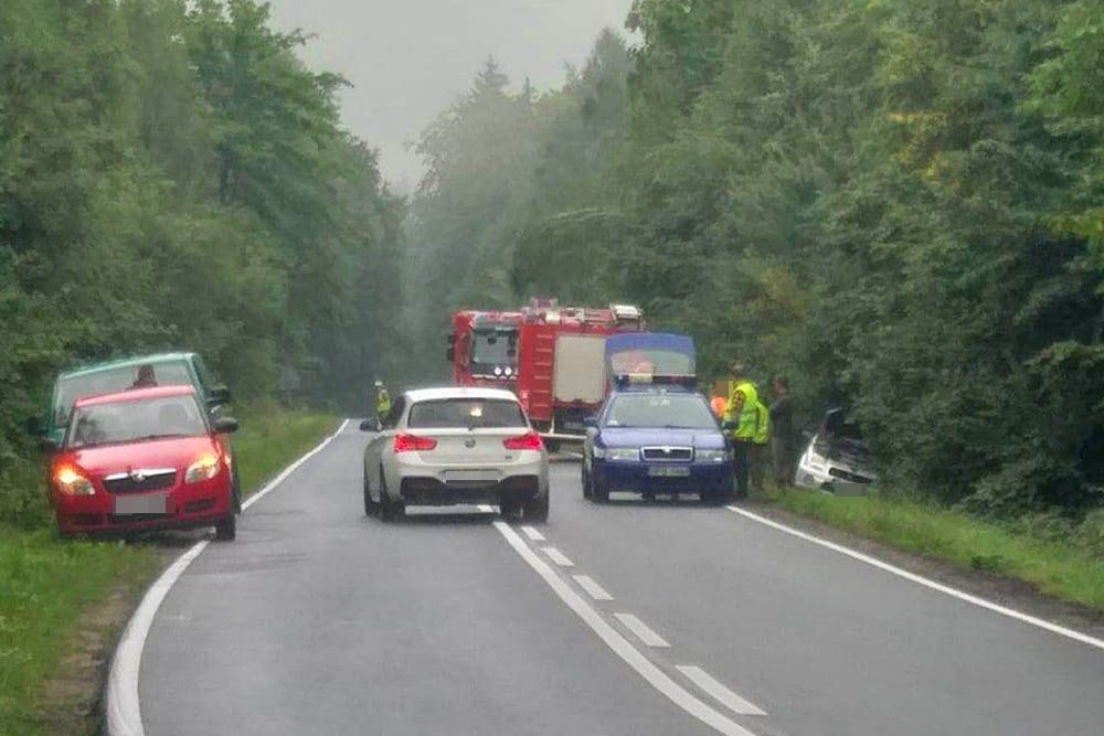 Region: Zderzenie trzech aut