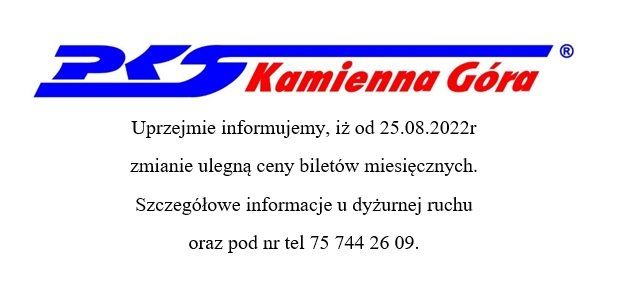 Kamienna Góra: Drożej za bilety
