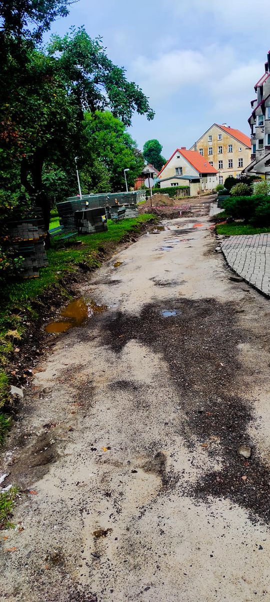 Lubawka: Boczna w remoncie