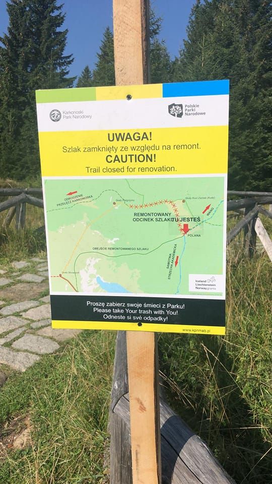 karkonosze: Remont szlaku do Pielgrzymów