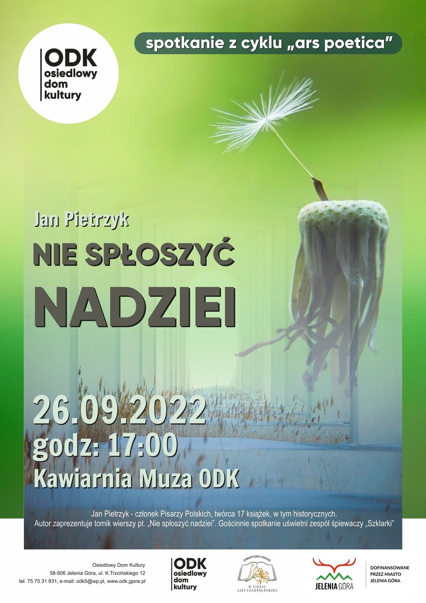 Jelenia Góra: Ars poetica w poniedziałek