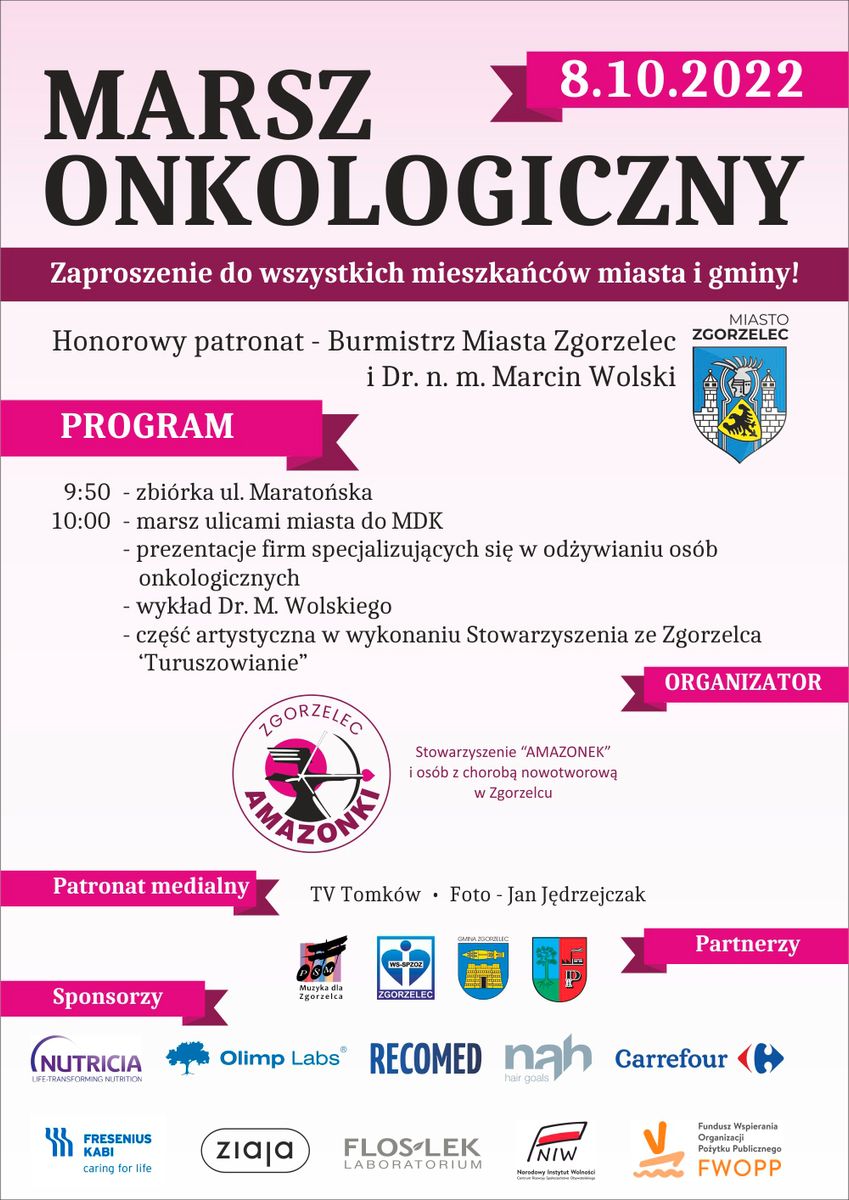 Zgorzelec: Marsz onkologiczny