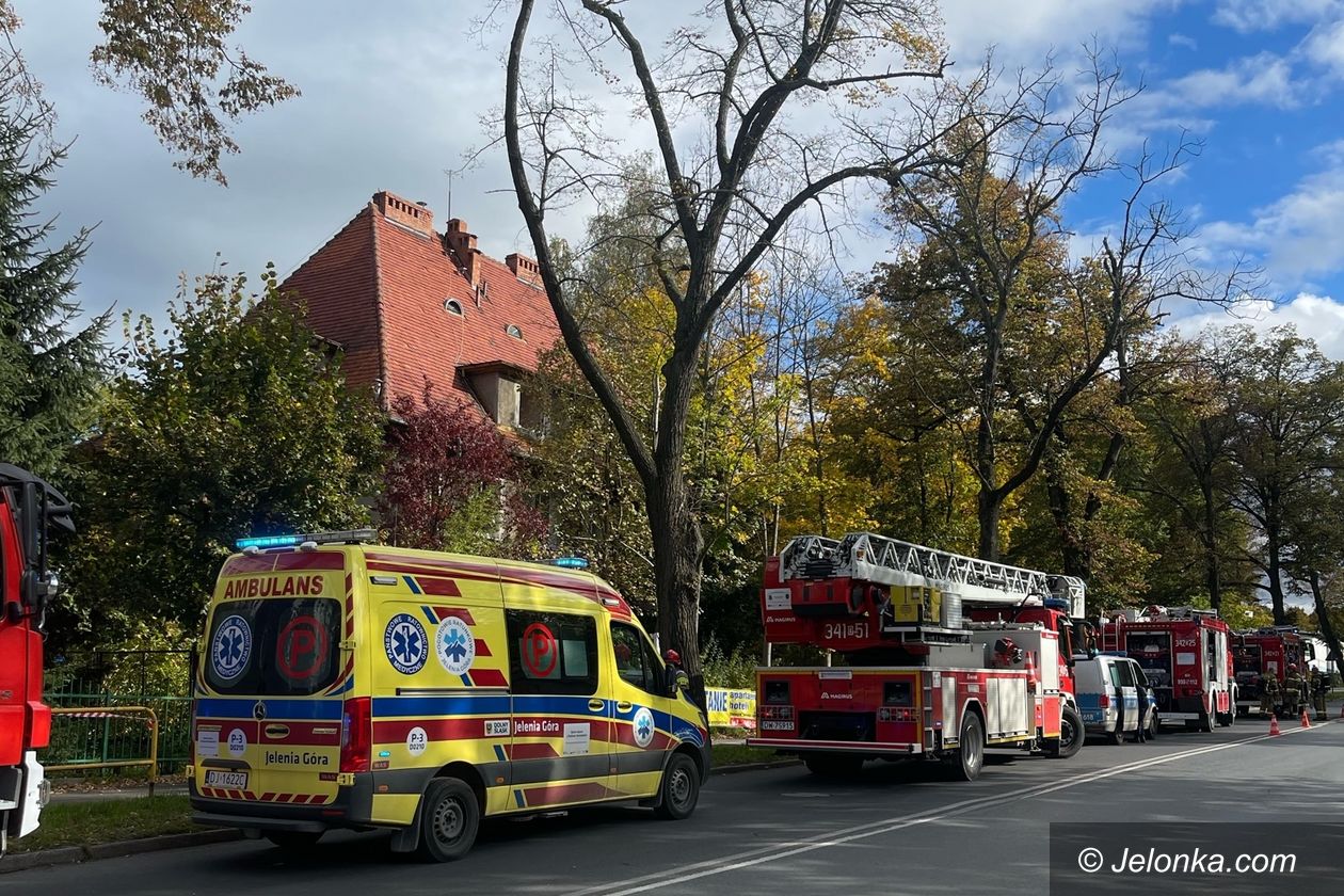 Jelenia Góra: Pożar na Sudeckiej