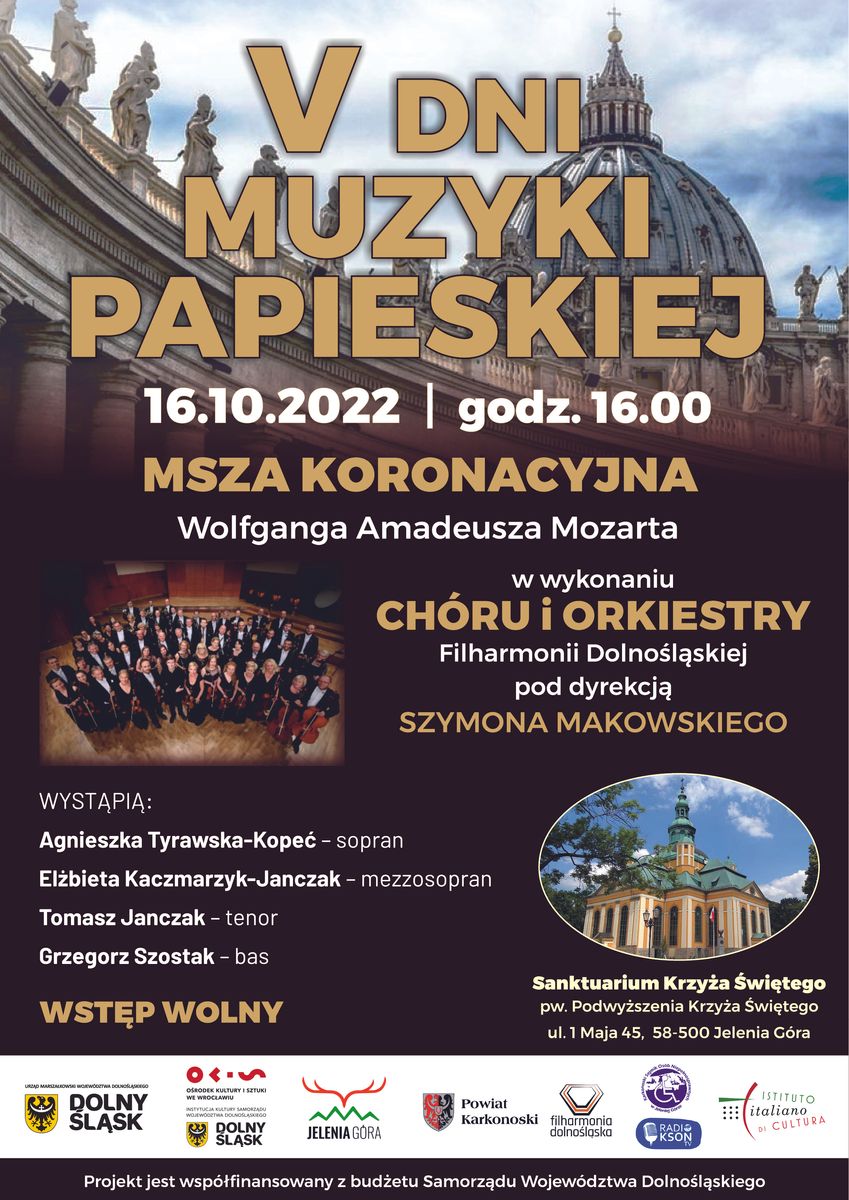 Jelenia Góra: V Dni Muzyki Papieskiej w Kościele Łaski