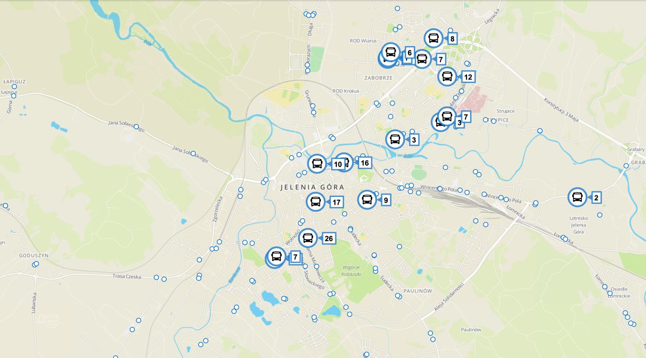 Jelenia Góra: Udogodnienia dla pasażerów MZK