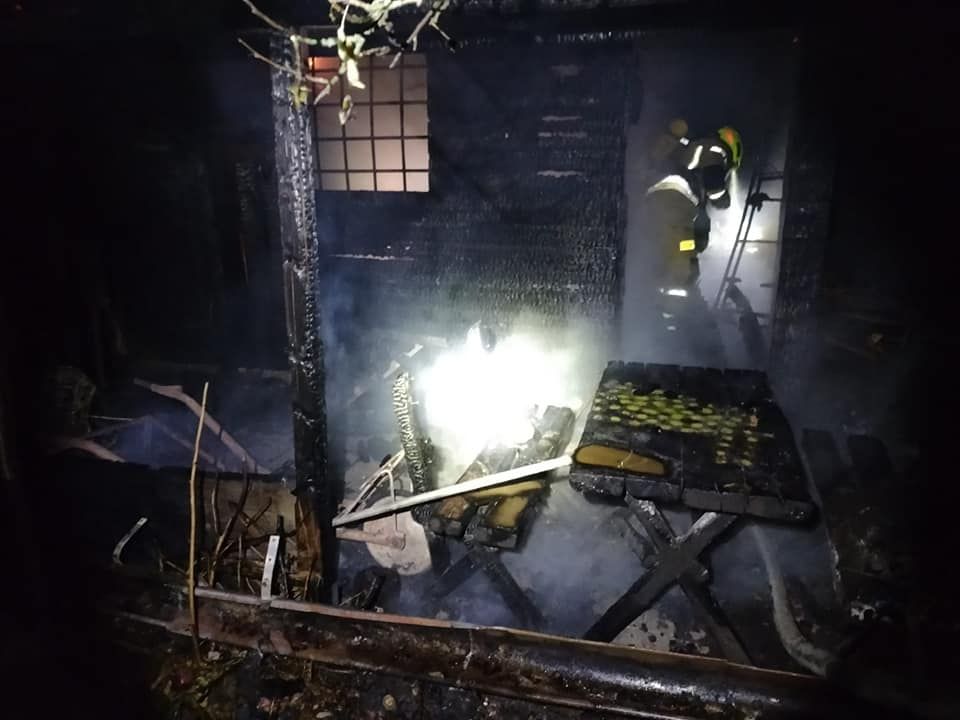Lubomierz: Spaliła się altanka