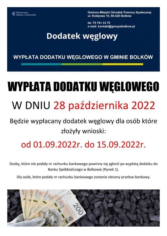 Bolków: Kolejne wypłaty dodatku