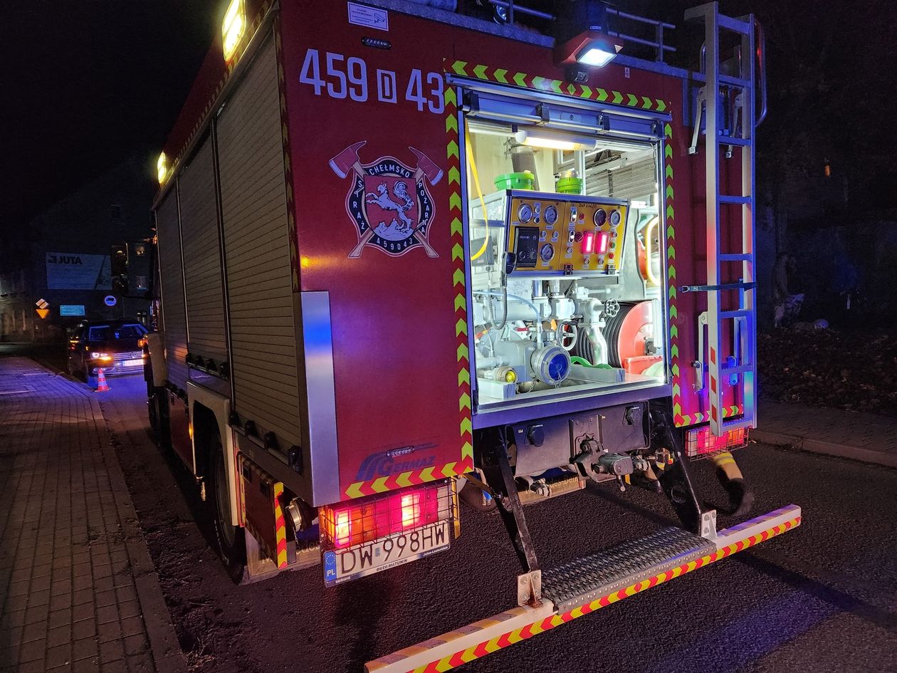 Chełmsko Śląskie: Zwarcie instalacji