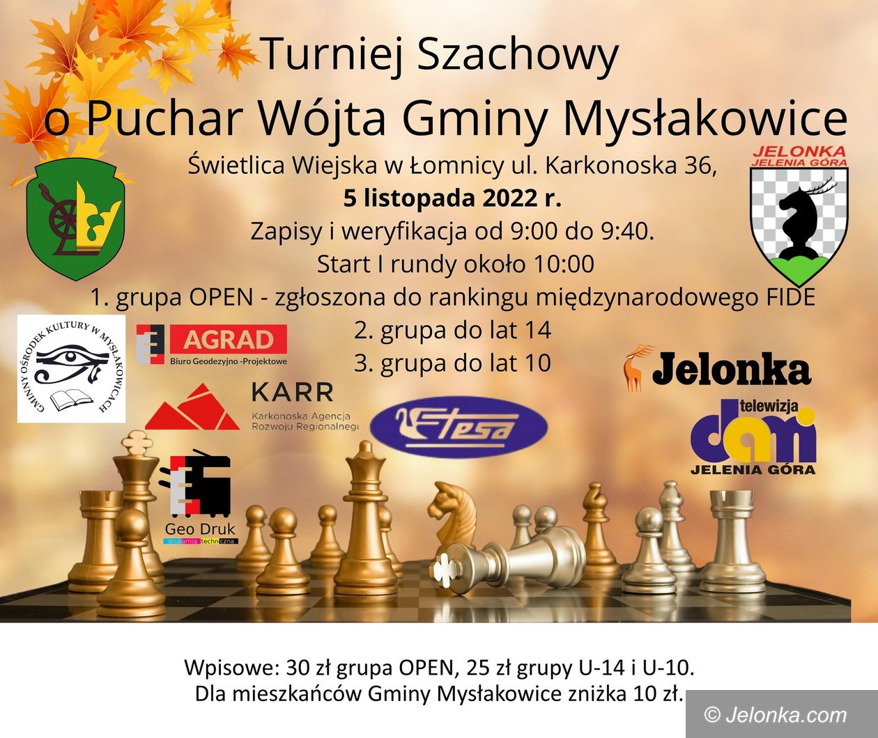 Łomnica: Szachowe zmagania w Łomnicy [NASZ PATRONAT]