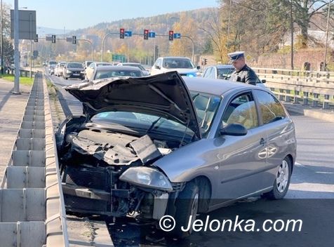Jelenia Góra: Kolizja na al. Jana Pawła II