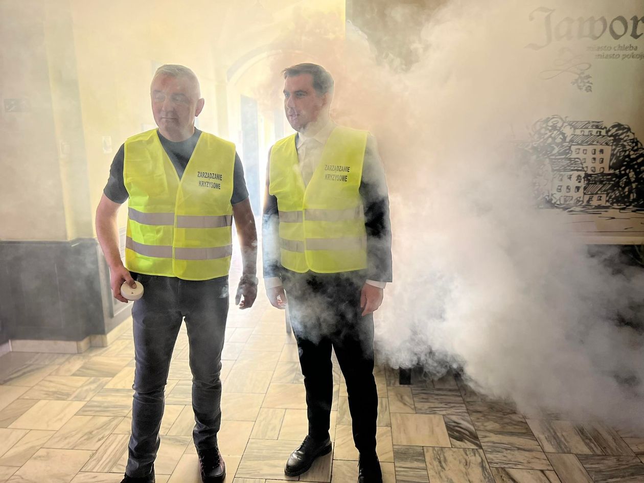 Jawor: Ćwiczyli ewakuację
