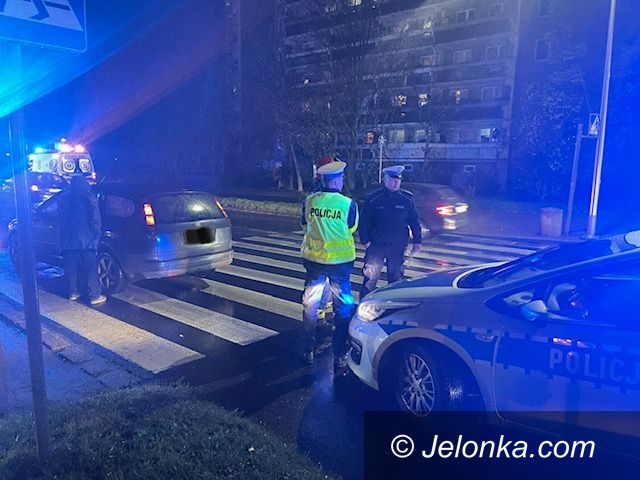 Jelenia Góra: Potrącenie na Kiepury