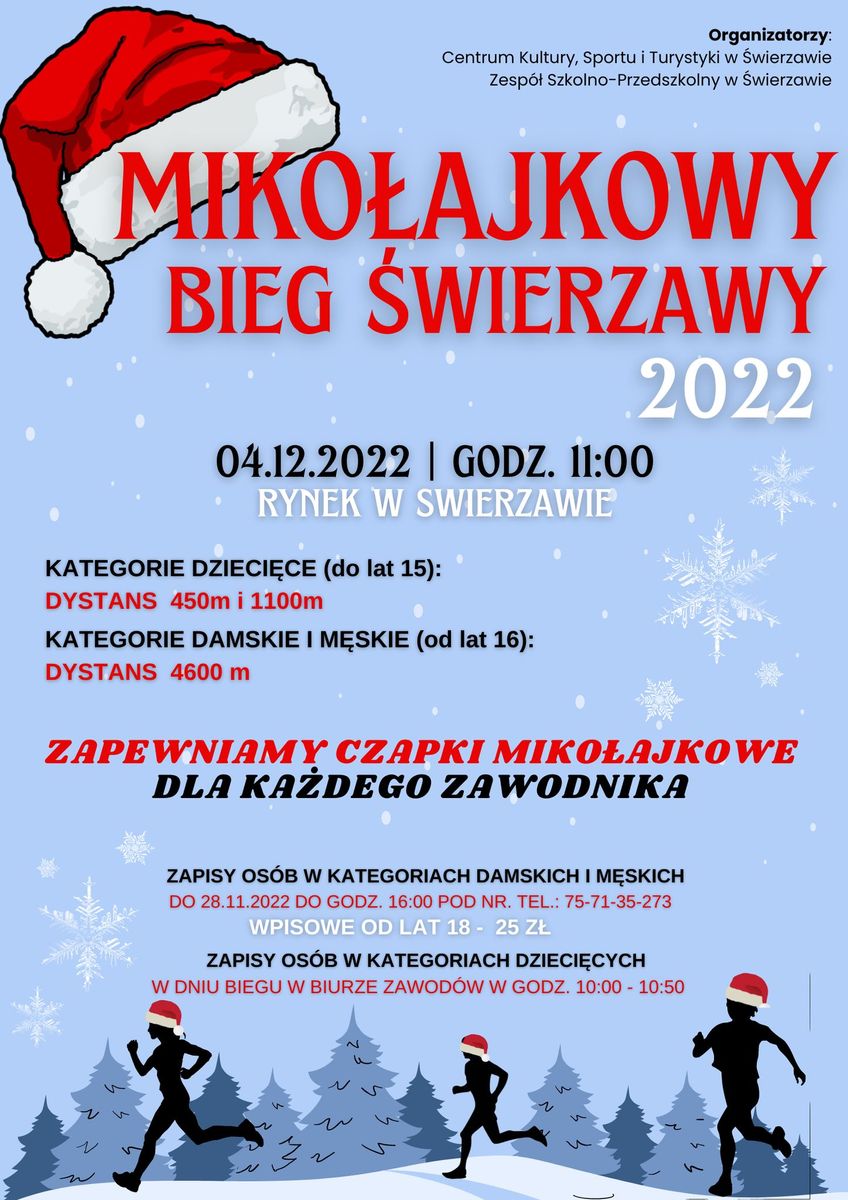 Świerzawa: Mikołajkowy bieg
