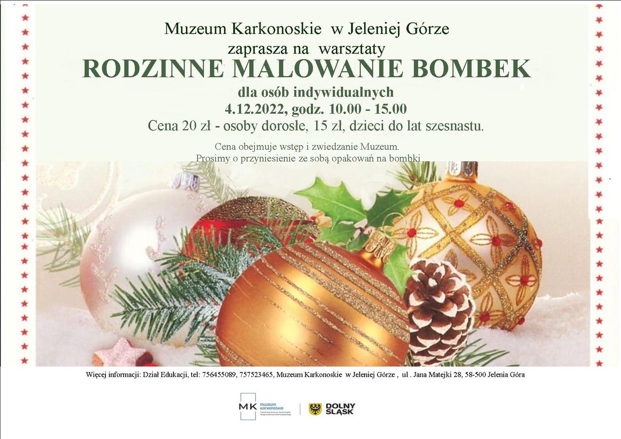Jelenia Góra: Malowanie bombek w muzeum