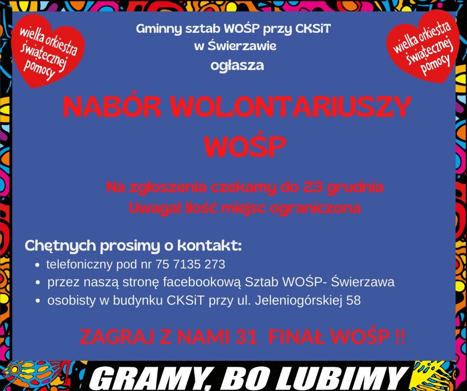 Świerzawa: Wkrótce WOŚP