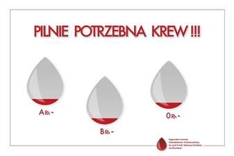Region: Potrzebna krew!