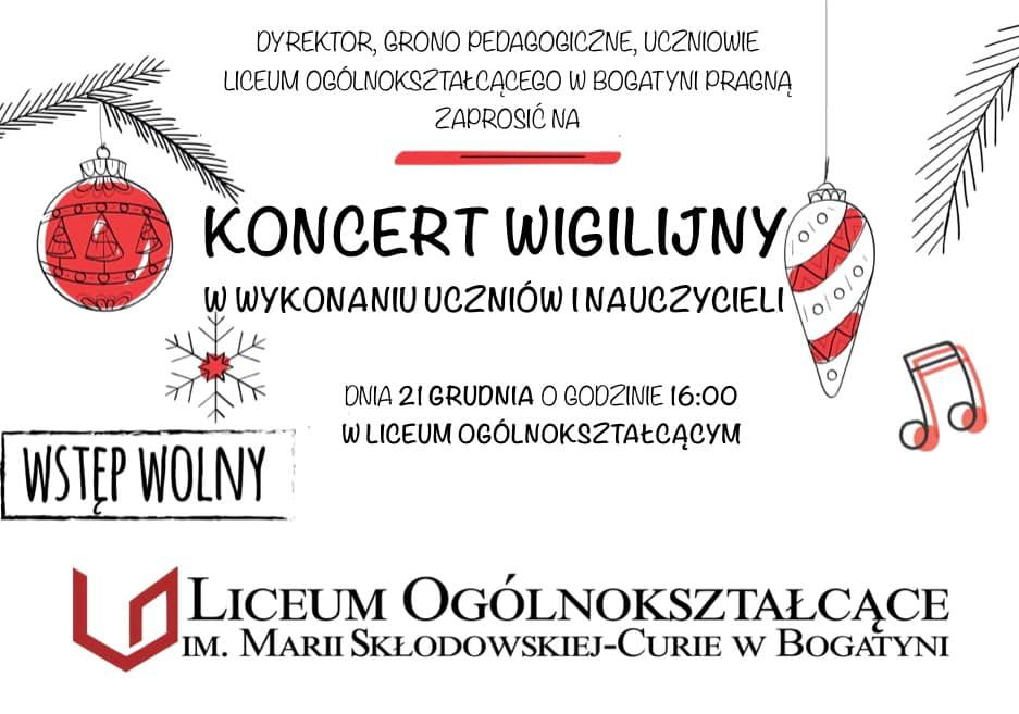 Bogatynia: Wigilijny koncert