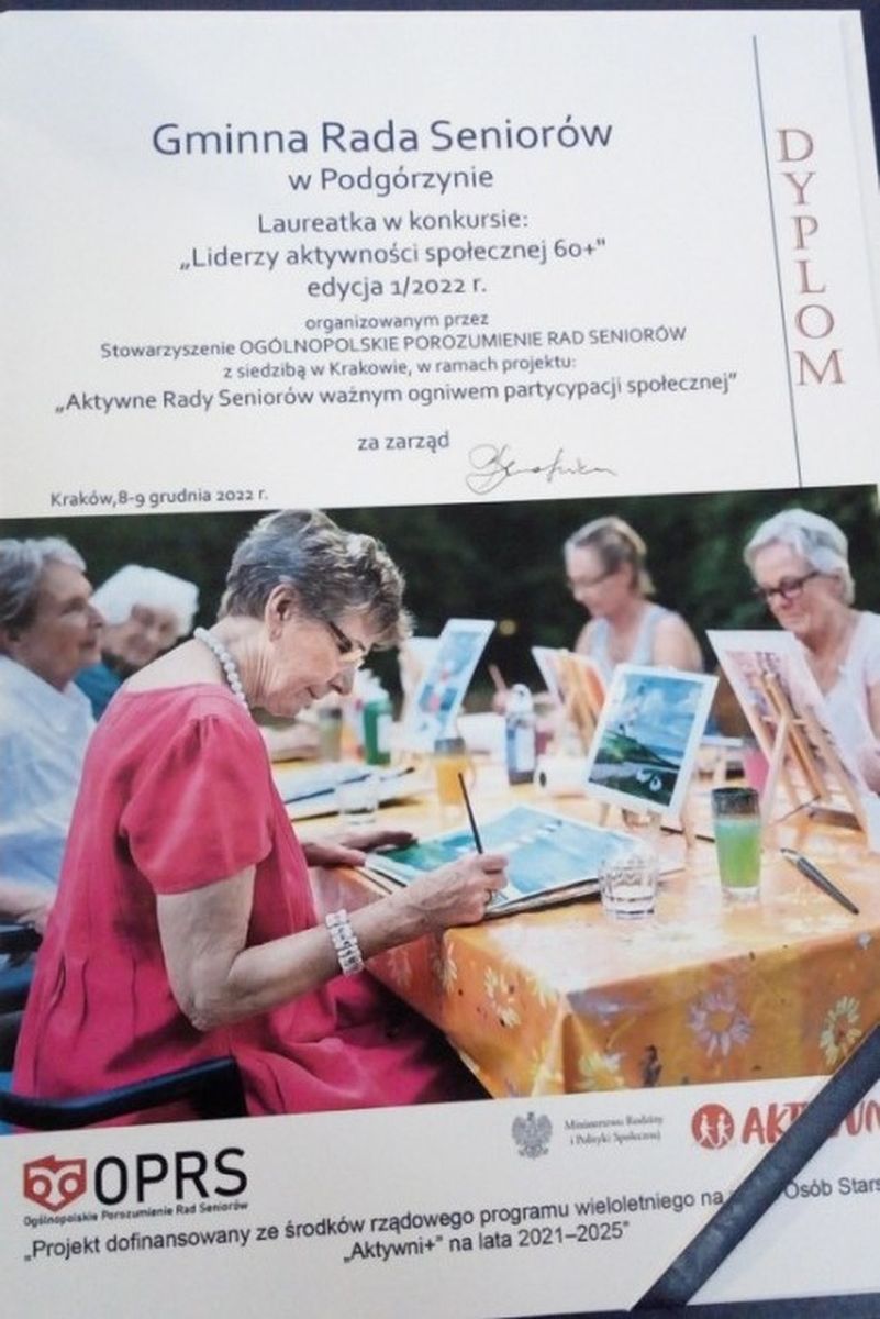 Podgórzyn: Prestiżowa nagroda dla Rady Seniorów