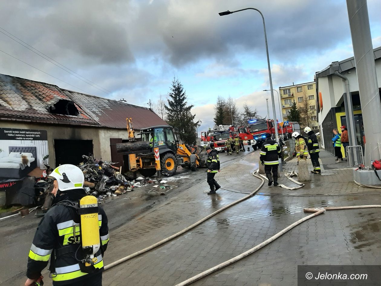 Kamienna Góra: Pożar w Kamiennej Górze
