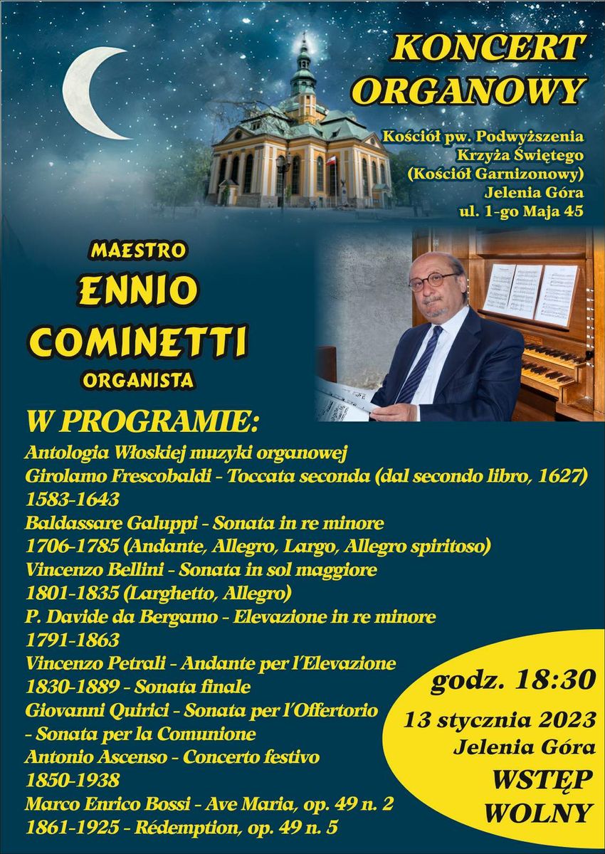 Jelenia Góra: Zagra Ennio Cominetti