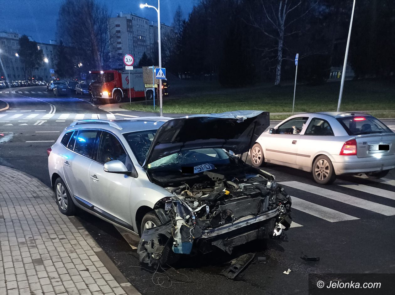 Jelenia Góra: Kolizja koło szpitala